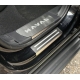 Накладки на пороги (лист шлифованный с полосой) 4шт для Haval H3 1.5 2WD 2024-н.в.