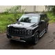 Пороги алюминиевые с пластиковой накладкой (карбон серые) 1720 мм для Haval H3 1.5 2WD 2024-н.в.