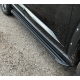 Пороги алюминиевые "Slim Line Black" 1820 мм для Haval H7 2.0 4WD 2024-н.в.