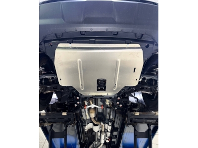 Защита картера и АКПП (алюминий) 4мм для Haval H7 2.0 4WD 2024-н.в., Haval F7x (2.0 4WD Premium) 2025-н.в.