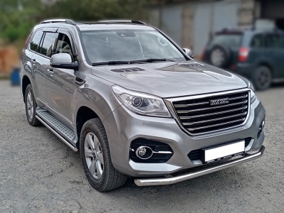 Пороги (обвод штатного порога) d-43 Технотек для Haval H9 2017 – н.в.