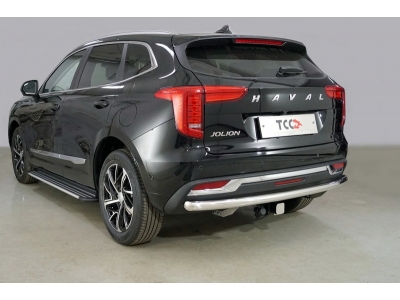 Защита задняя 60,3 мм ТСС для Haval Jolion 1.5 2021 – н.в.