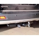 Фаркоп с хромированной накладкой для Haval H6 2014-2020, Haval M6 2023-н.в. съемное крепление шара под американский квадрат