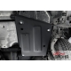 Защита топливного бака (сталь) + комплект крепежа для Haval M6 2023-н.в. (V - 1.5, робот, передний привод)