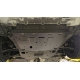 Защита картера двигателя, КПП (2 мм, сталь) для Honda Civic 2015-2021 (V = 2.0 AT FWD)