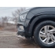 Защита переднего бампера двойная с подгибами d-60+43 Технотек для Hyundai Creta II 2021 – н.в.