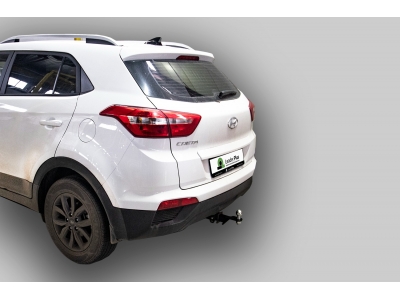 Фаркоп для Hyundai Creta 2016-2021, 2021-2022, Solaris HC 2024- съемное крепление шара под американский квадрат