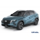 Пороги на автомобиль "Black" Rival для Hyundai Santa Fe IV рестайлинг 2021-н.в./Tucson IV 2021-н.в./Kia Sportage V 2021-н.в., 180 см, 2 шт., алюминий