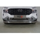 Защита передняя нижняя 60,3 мм ТСС для Hyundai Santa Fe IV Рестайлинг 2020 – 2023