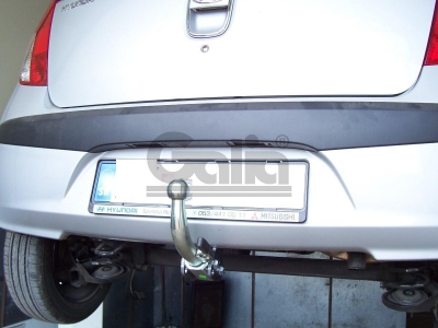 Фаркоп оцинкованный для Hyundai i10 2008-2013 быстросъемное крепление шара