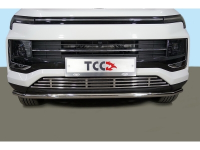 Защита передняя нижняя 42,4 мм ТСС для JAC JS4 2020 – н.в.