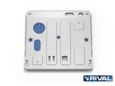 ащита картера+КПП+ комплект крепежа Rival, Алюминий для JAC JS6 2022-г.в.; 1,5