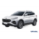 Пороги на автомобиль "Bmw-Style круг" Rival для JAC S7 (Джак С7) 2020-н.в., 180 см, 2 шт., алюминий