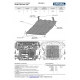 Защита картера + КПП + комплект крепежа, Rival, Алюминий, Jac S7 2020-н.в. , V - 1.5