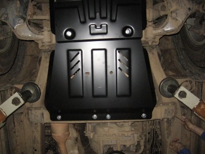 Защита АКПП и МКПП (2,5 мм, сталь) для JAC T6 2020-н.в. (V = 2.0T MT FWD)