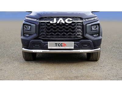 Защита передняя нижняя (с ДХО) 76,1 мм для JAC T9 4WD (дизель) 2024-н.в.