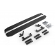 Порог-площадка "Black" F180ALB + комплект крепежа для Jaecoo J7 2023-н.в.