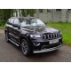 Защита передняя нижняя (двойная) 76,1/42,4 мм ТСС для Jeep Grand Cherokee IV Рестайлинг 2013 – 2022