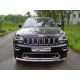 Защита передняя нижняя (двойная) 76,1/42,4 мм ТСС для Jeep Grand Cherokee IV Рестайлинг 2013 – 2022