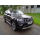 Защита передняя (овальная короткая) 75х42 мм ТСС для Jeep Grand Cherokee IV Рестайлинг 2013 – 2022