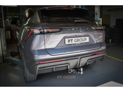 Фаркоп для Jetour Dashing 2023-н.в. съемное крепление шара под американский квадрат