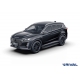 Пороги на автомобиль "Black" Rival для Jetour X70 Plus, 2023-н.в., 180 см, 2 шт., алюминий