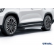 Порог-площадка "Silver" F193AL + комплект крепежа для Jetour X90 Plus 2023-н.в.