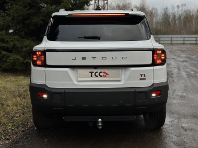 Фаркоп (Black, шар E нерж., надпись Jetour) для Jetour T1 2L 4WD 2025-н.в.