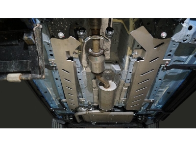 Защита топливной магистрали (алюминий) 4мм ТСС для Kaiyi X3 Pro 1.5 2022 – н.в.