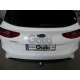 Фаркоп оцинкованный для Kia Ceed хетчбек 5 дверей (CD) diesel AdBlue 2018-н.в. быстросъемное крепление шара