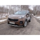 Защита передняя двойная 42-42 мм ТСС для Kia Sportage 2016-2018