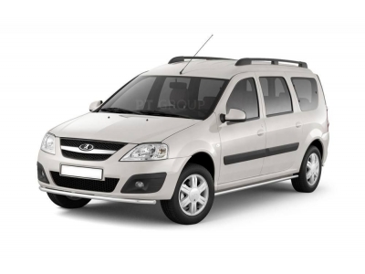 Защита порогов прямая d=51 мм (НПС) для Lada Largus 2012-н.в.