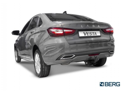 Фаркоп для Lada Vesta NG седан/универсал (вкл. Cross) 2022-н.в. крепление шара на двух болтах