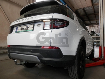 Фаркоп оцинкованный для Land Rover Discovery Sport 5-местная версия (с запасным колесом в багажнике) 2019-н.в. условно-съемное крепление шара
