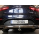 Фаркоп оцинкованный Galia для Mercedes GLC-Class x253 2015-2022, Mercedes GLC-Class Coupe C253 2016-2022 быстросъемное крепление шара