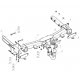 Фаркоп для Mercedes GLS-Class x166 2016-2019, Mercedes GLE-Class w166 2015-2019, Mercedes M-Class w164 2005-2012, w166 2012-2015, Mercedes GL-Class x164 2005-2012, x166 2012-2016 быстросъемное крепление шара с ключом