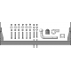 Фаркоп с оцинк. шаром для Mercedes V-Class w447 2014-н.в., Mercedes Vito w639 2003-2014, w447 2014-н.в., Mercedes Viano w639 2003-2014 крепление шара на двух болтах