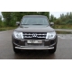 Защита передняя двойная 76-42 мм ТСС для Mitsubishi Pajero 4 2011-2014
