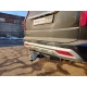 Фаркоп для Mitsubishi Pajero Sport III рестайлинг 2021-н.в. съемное крепление шара под американский квадрат