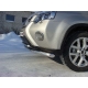 Защита передняя двойная 60-42 мм ТСС для Nissan X-Trail 2011-2015