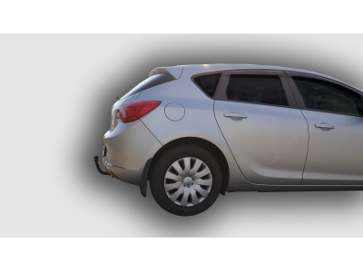 Фаркоп для Opel Astra J хетчбек 2009-2015, Opel Astra J GTC 2012-2018 с условно-съемным креплением шара (на 2 болтах)