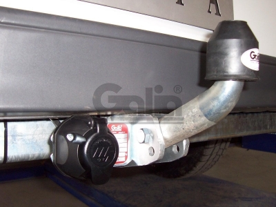 Фаркоп оцинкованный для Nissan Primastar 2002-2014, Opel Vivaro 2002-2014, Renault Trafic 2002-2014 быстросъемное крепление шара