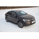 Защита порогов с алюм. площадкой d=51 мм ШАГРЕНЬ (ППК) для Renault Arkana 2019-2022
