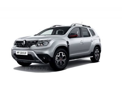 Защита порогов прямая d=63 мм (НПС) для Renault Duster 2021-2022
