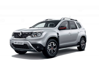 Защита порогов прямая d=63 мм ИСКРА (ППК) для Renault Duster 2021-2022