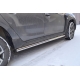 Защита порогов прямая d=63 мм (НПС) для Renault Duster 2021-2022