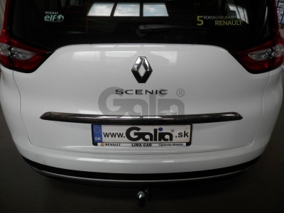 Фаркоп оцинкованный для Renault Scenic 2016-2022, Renault Grand Scenic 2016-2022 быстросъемное крепление шара