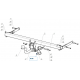 Фаркоп для Volkswagen Tiguan 2016-2024, Seat Ateca 2016-н.в., Skoda Kodiaq 2017-2023, Skoda Karoq 2017-н.в. быстросъемное крепление шара с ключом