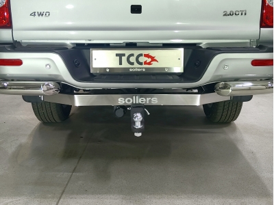 Фаркоп (надпись Sollers, шар E) для Sollers ST6 2023-н.в., Sollers ST8 2025-н.в.