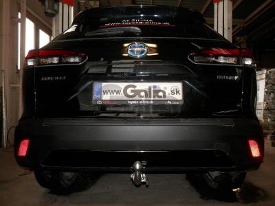 Фаркоп оцинкованный для Toyota Corolla Cross 2022-н.в. быстросъемное крепление шара